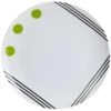 Plato De Melamina Berger Dots Verde -Mobiliario Para El Hogar 107220 592641