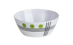 Plato De Melamina Berger Dots Verde -Mobiliario Para El Hogar 107226 693622