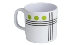 Plato De Melamina Berger Dots Verde -Mobiliario Para El Hogar 107229 693628