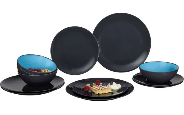 Juego De Vajilla De Melamina Gimex Grey-Line 12 Pzas. 3 Juego De Vajilla De Melamina Gimex Grey-Line 12 Pzas.