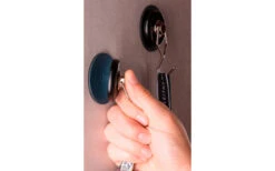 Silwy The One Metal Magnet Hook Incl. Metal Nano Gel Pad 6,5 Cm 2-pcs. Negro -Mobiliario Para El Hogar 297801 2652682
