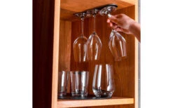 Silwy Barra Metálica Magnética De 25 Cm Con Revestimiento De Cuero Negro -Mobiliario Para El Hogar 336500 2618273