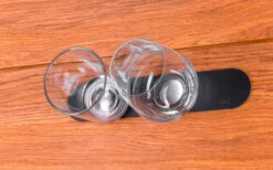 Silwy Barra Metálica Magnética De 25 Cm Con Revestimiento De Cuero Negro -Mobiliario Para El Hogar 336869 2618285