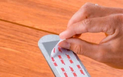 Silwy Barra Metálica Magnética De 25 Cm Con Revestimiento De Cuero Negro -Mobiliario Para El Hogar 337097 2618234