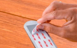 Silwy Barra Metálica Magnética De 25 Cm Con Revestimiento De Cuero Negro -Mobiliario Para El Hogar 337100 2618297