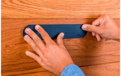 Silwy Barra Metálica Magnética De 25 Cm Con Revestimiento De Cuero Negro -Mobiliario Para El Hogar 337235 2618240