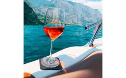 Silwy Imán Copas De Cristal Vino Con Posavasos 250 Ml Juego De 2 -Mobiliario Para El Hogar 362739 2548435