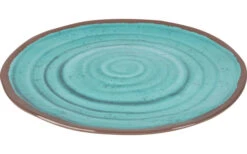 Juego De Platos De Melamina Bo-Camp 4 Piezas Azul / Marrón