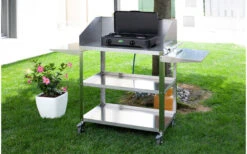 Estufa De Gas CF Parker De 2 Fuegos Con Fusible De Encendido Antracita