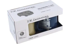 Colección VW T1 Bus Juego De Tazas De Esmalte 2 Piezas 350 Ml Verde / Rosa -Mobiliario Para El Hogar 410591 2980325