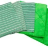 Juego De 5 Paños De Microfibra De Bambú Awiwa Verde -Mobiliario Para El Hogar 433344 3107205