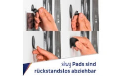 Silwy Flex Magnet Pins Incl. Metal Nano Gel Pads -Mobiliario Para El Hogar 435402 3102375