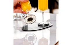 Silwy Metal Nano Gel Placematográfico Aspecto Cuero 40 Cm Negro -Mobiliario Para El Hogar 435600 3104145