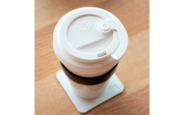 Silwy To-Go Cup Taza De Porcelana Con Tapa Incl. Posavasos De Metal Con Nano-gel 5 Silwy To-Go Cup Taza De Porcelana Con Tapa Incl. Posavasos De Metal Con Nano-gel - Imagen 3