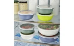 Rotho Tresa Bowl Con Tapa 0,35 Litros Blanco -Mobiliario Para El Hogar 443096 3180287