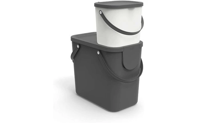 Papelera De Reciclaje Rotho Albula 25 Litros Verde Oscuro 7 Papelera De Reciclaje Rotho Albula 25 Litros Verde Oscuro - Imagen 5