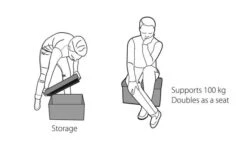 Outwell Cornillon Taburete Alto Y Caja De Almacenamiento 37 Litros -Mobiliario Para El Hogar 460643 3461392
