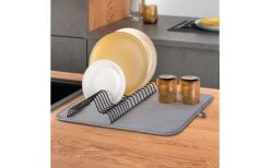 Escurridor Metaltex Dry-Tex 2 En 1 Con Tapete De Microfibra Negro -Mobiliario Para El Hogar 497090 3367256 1