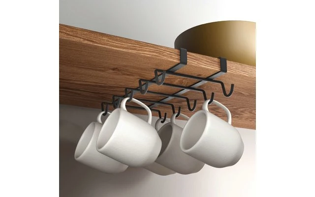 Metaltex My Mug Soporte Para Tazas/tazas De Lava Negro Mate 4 Metaltex My Mug Soporte Para Tazas/tazas De Lava Negro Mate - Imagen 2