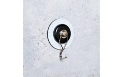 Silwy The One Magnet Hook Incl. Metal Nano Gel Pad Blanco / Negro