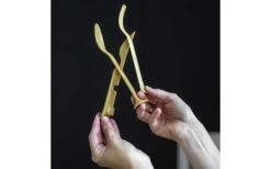 Koziol Klikk Juego De Cubiertos De Bolsillo 3 Piezas Gris Ceniza -Mobiliario Para El Hogar 510836 3431271