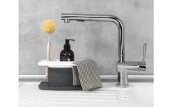 Wenko Organizador De Fregaderos Cosmo Gris -Mobiliario Para El Hogar 516734 3517459