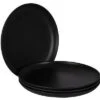 Bo-Camp Industrial Orville Plato De Desayuno 4 Piezas Negro -Mobiliario Para El Hogar 540376 3654424