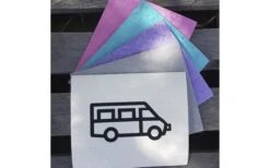 Toalla De Té Sueca Pufz Con Diseño De Caravanas, Color Turquesa -Mobiliario Para El Hogar 552817 3623197 1