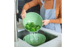 Koziol Colador Palsby Escurridor Naturaleza Hoja Verde -Mobiliario Para El Hogar 590459 4297379 1