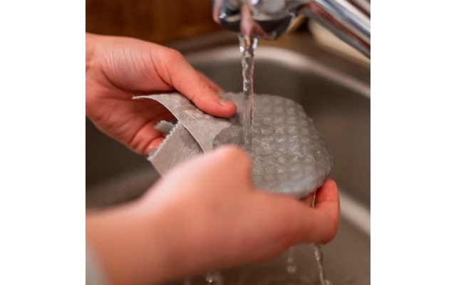 Rollo De Cocina Lavable Chinchilla Madera Celulosa Y Algodón Gris 6 Rollo De Cocina Lavable Chinchilla Madera Celulosa Y Algodón Gris - Imagen 4