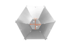 Fennek Hexagon Fire Bowl 17 Litros -Mobiliario Para El Hogar 612015 4401379