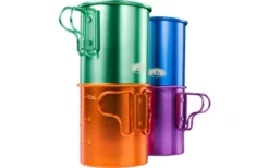 Taza De Aluminio Con Asas Plegables Y Escala De Medición GSI Bugaboo 415 Ml Verde -Mobiliario Para El Hogar 655224 4581171