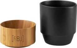 Taza De Café Para Exteriores Rebel 200 Ml Negra -Mobiliario Para El Hogar 668319 4579728