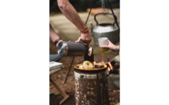 Taza De Café Para Exteriores Rebel 200 Ml Negra -Mobiliario Para El Hogar 668403 4579740