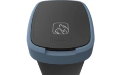 Papelera Rotho Twist Con Tapa Abatible 25 Litros Verde Muérdago -Mobiliario Para El Hogar 689031 4830092