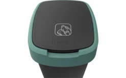 Papelera Rotho Twist Con Tapa Abatible 25 Litros Verde Muérdago -Mobiliario Para El Hogar 689040 4830122