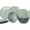 Vajilla Gimex Vivid Verde 12 Pzas. -Mobiliario Para El Hogar 692672 4705340