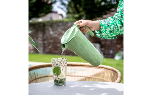 Koziol Club Jarra Super Jarra De Cristal Con Tapa 1,5 Litros Nature Leaf Green 6 Koziol Club Jarra Super Jarra De Cristal Con Tapa 1,5 Litros Nature Leaf Green - Imagen 4