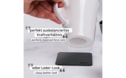 Silwy Tazas De Mango Magnético De Porcelana CAMPING Juego De 2 Incl. Almohadillas De Metal Nano Gel NEGRO -Mobiliario Para El Hogar 693626 4711763