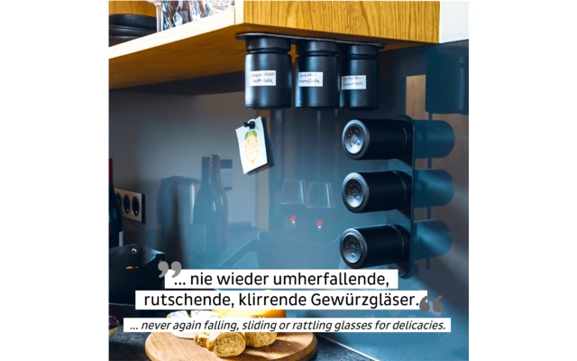 Vasos Magnéticos Silwy Delicatessen WHITE & CLASSY (192 Ml) Juego De 3 Incl. Barra De Metal 3 Vasos Magnéticos Silwy Delicatessen WHITE & CLASSY (192 Ml) Juego De 3 Incl. Barra De Metal