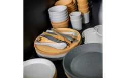 Koziol Rio Cubiertos 3 Piezas Madera Natural -Mobiliario Para El Hogar 733991 4917743